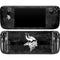 NFL Minnesota Vikings Black & White Steam Deck Handheld Gaming Computer Skin